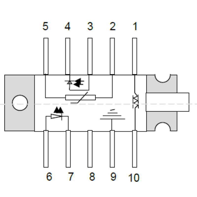 1064nm DFB Laser Diode Schematic