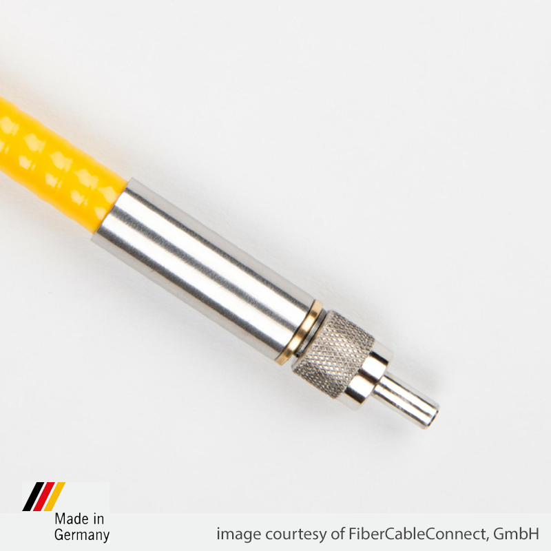 10W laser diode patch cable top view