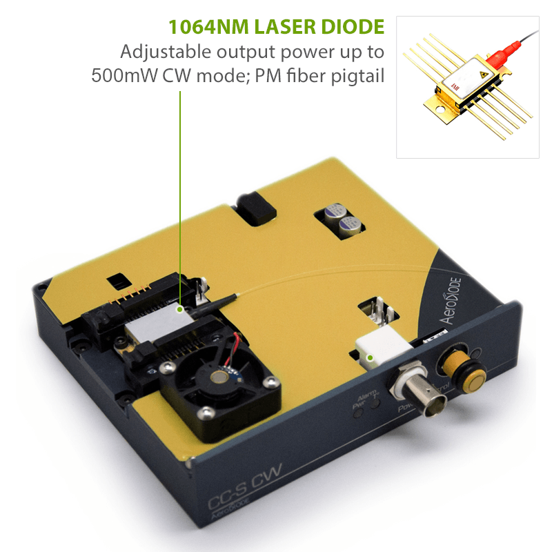 1064nm 650mW CW Laser Diode Source System