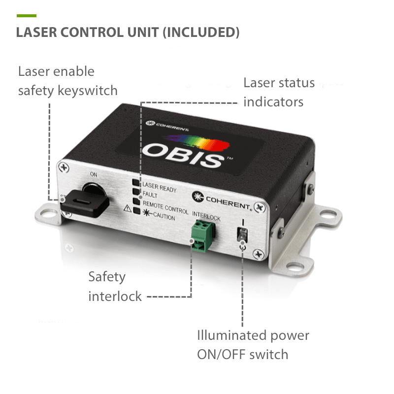 Coherent OBIS ultra-violet laser diode controller