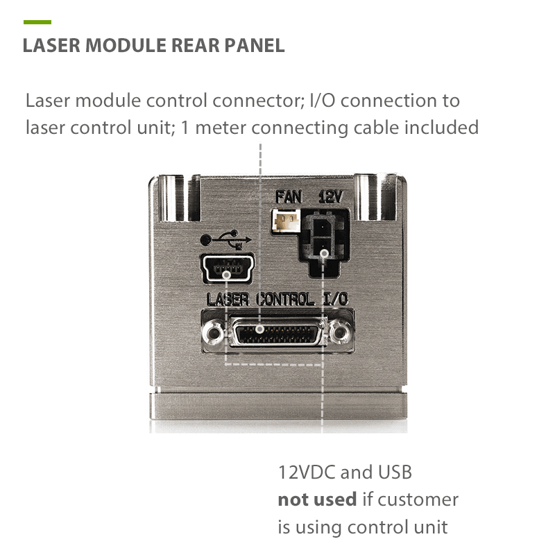 Rear Panel of OBIS Laser Controller, 375nm