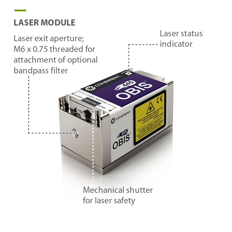 Coherent OBIS 445nm Laser Head