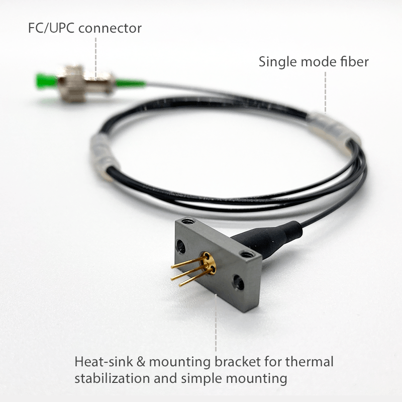 520nm coaxial laser diode fiber coupled